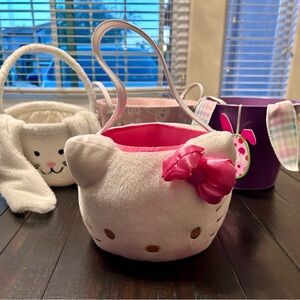 Lot of (4) Easter Baskets/Buckets